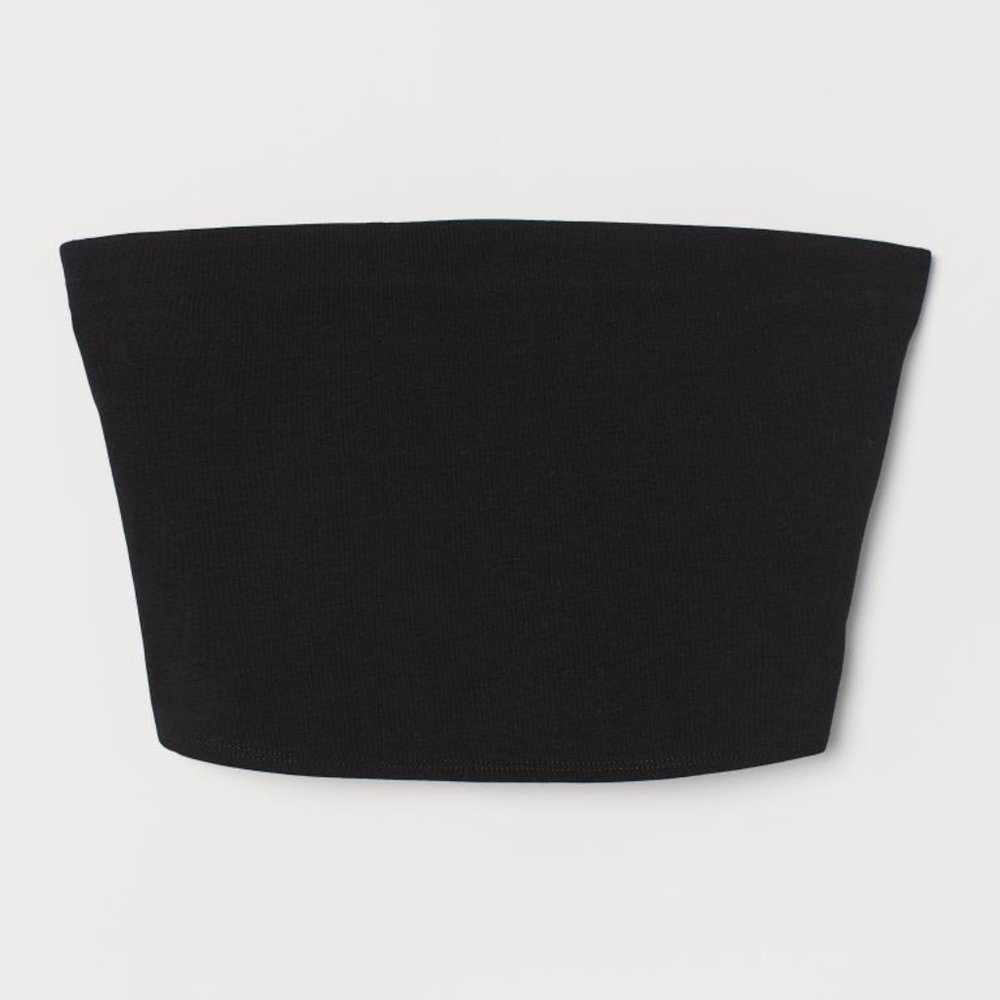 H&M Divided - Black Jersey tube top